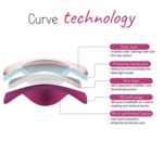 Curve fjölnota brjóstagjafainnlegg 2 stk. í pakka - Image 5