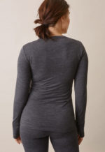 Boob Merino Wool l/s top dark grey melange - Image 4
