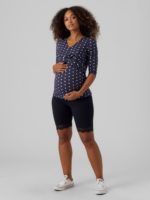 Mamalicious Emma Jersey Lace Shorts 2Pack - Image 3