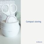 Difrax barna-naglasett í öskju - hvítt - Image 2