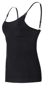 Noppies seamless nursing top shaping black - eftir fæðingu aðhaldshlýrabolur