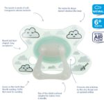 Difrax snuð natural 6+ mánaða - glow in the dark - Image 2