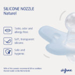 Difrax natural snuð 0-6 mánaða sílikon 2 stk. - Image 6